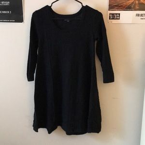 Black Knit Sweater Dress